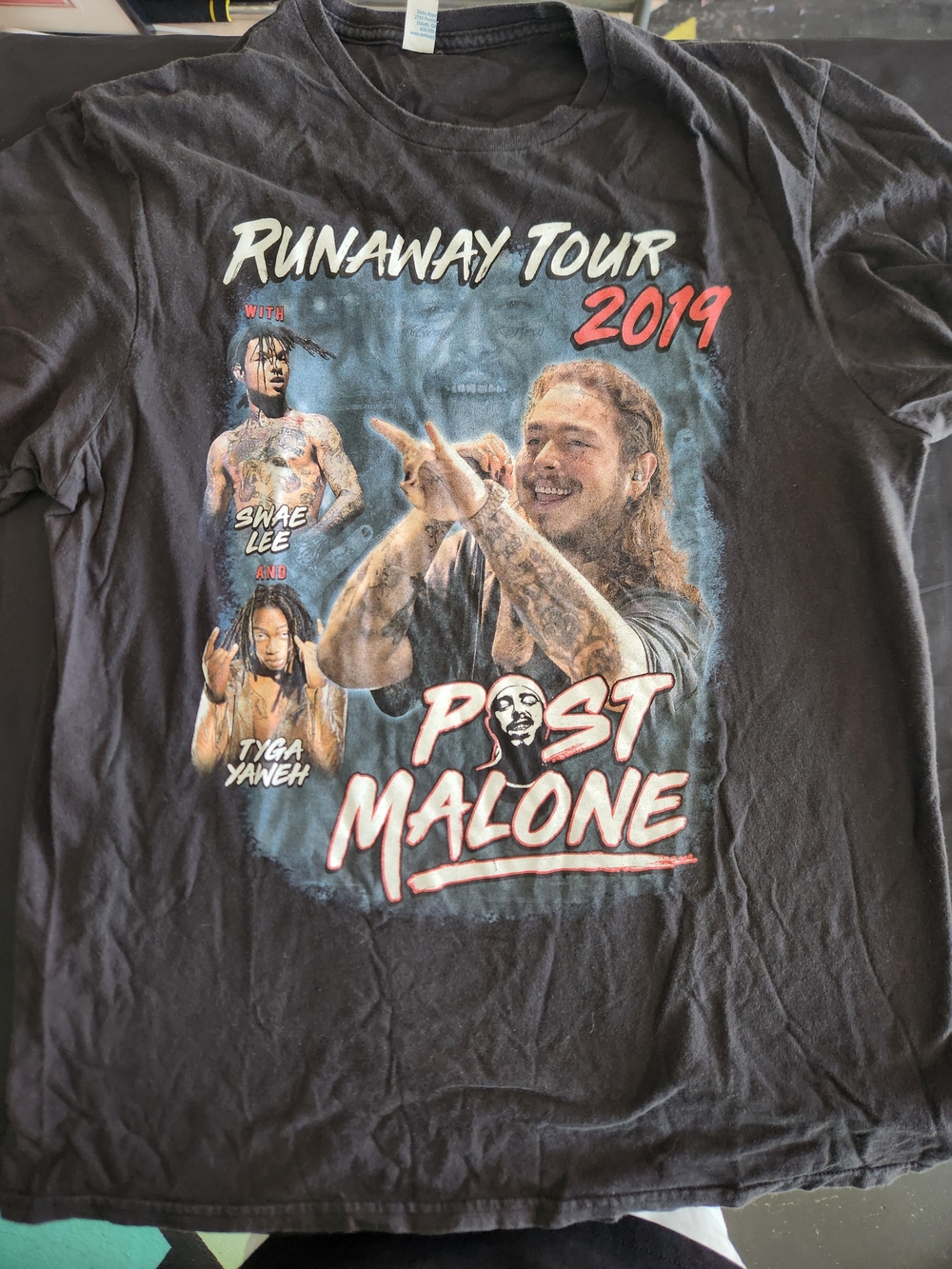 Post Malone "Runaway Tour" 2019 Music Concert Tee